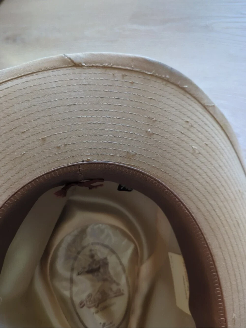 Vintage Larry Mahan Collection Size 7 5/8 Dusty Roads Tanbark Cowboy Duster